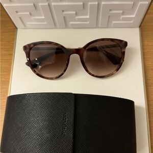 Prada Brown Tortoise Sunglasses